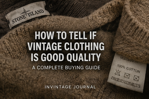 How To Tell If Vintage Clothing Is Good Quality (Before You Buy)