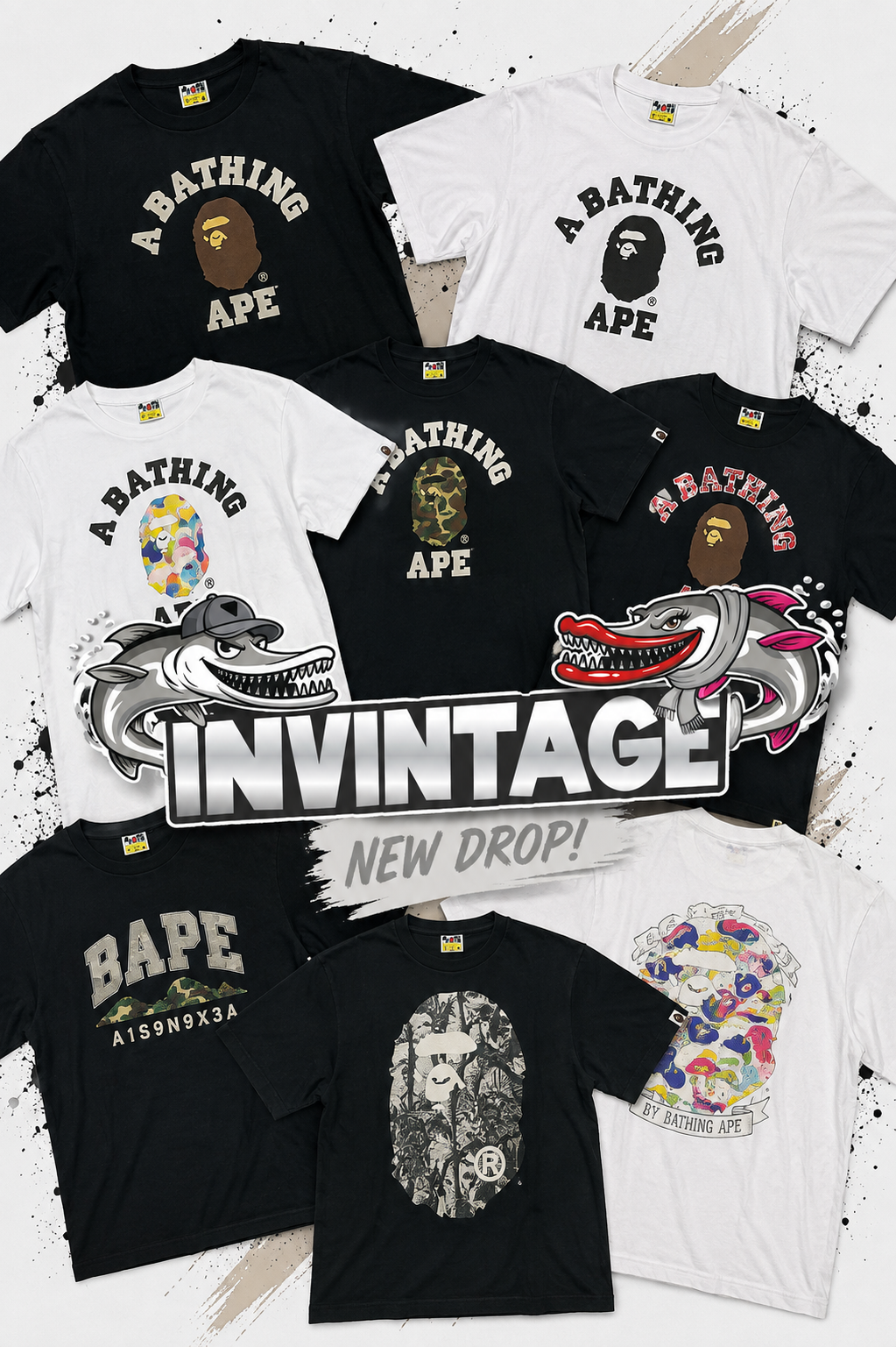 NEWEST (BAPE) A Bathing Ape DROP IS LIVE!